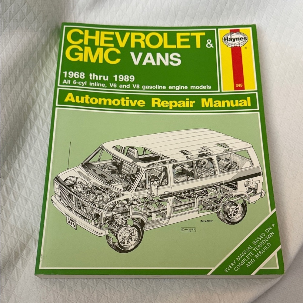 Hanes Chevrolet & GMC Vans Repair Manual - 1968 thru 1989